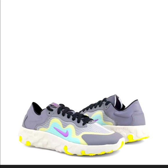 Nike Men's Low-Top Sneakers Lace-Up Grey - Picture 2 of 5